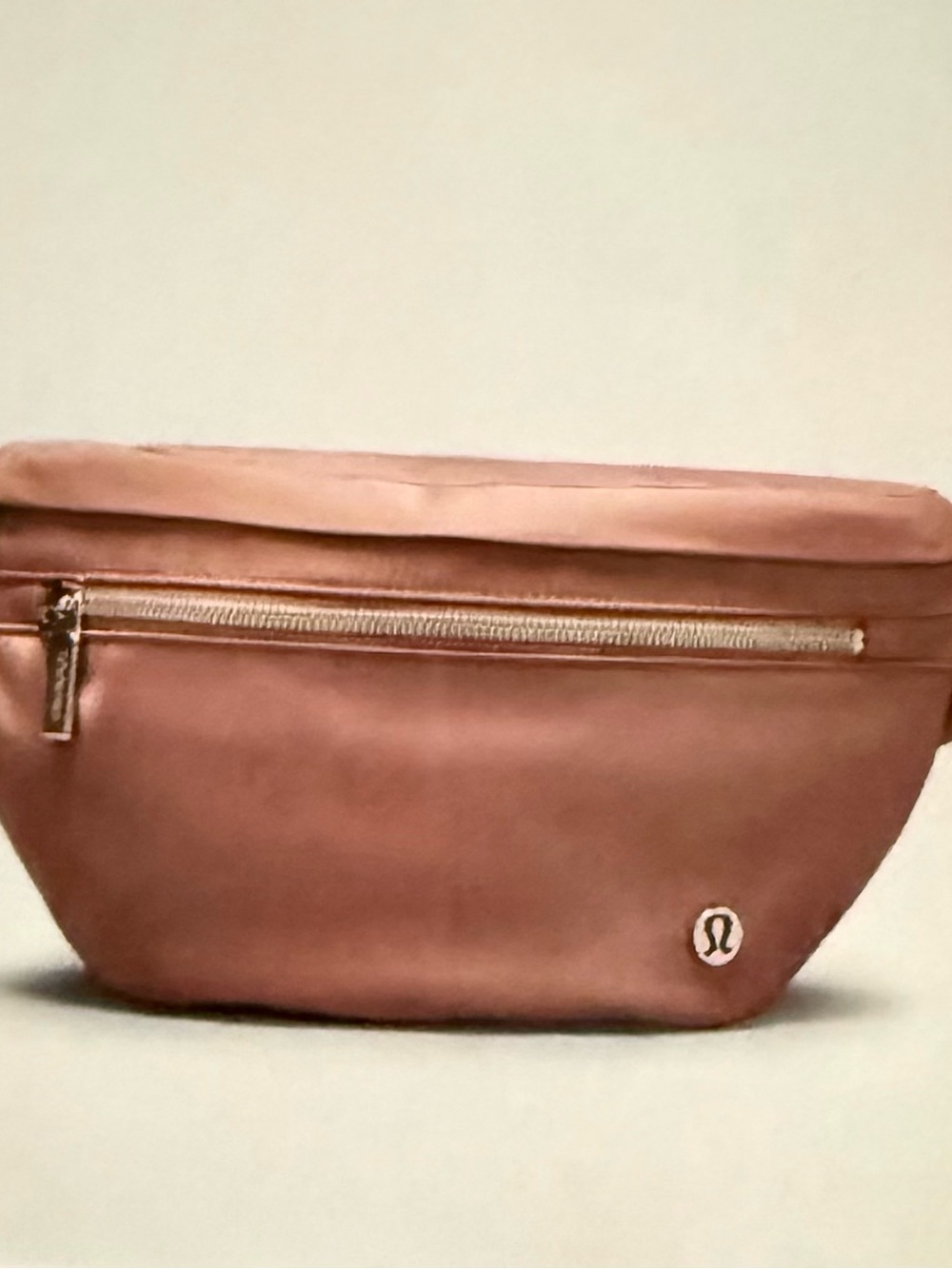 lululemon City Adventure mauve 2.5L  Belt Bag - Minimal Zip Front